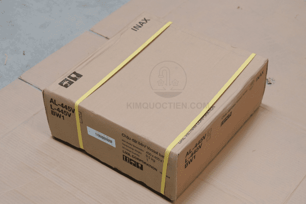 Hình Ảnh Lavabo INAX AL-445V Đặt Bàn Khi Đến Tay Khách Hàng