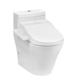 Bồn Cầu Điện Tử TOTO CW166RB#XW/TCF6632A#NW1/T53P100VR Kèm Nắp Rửa Điện Tử WASHLET Dòng C2 - TCF6632A (220V)