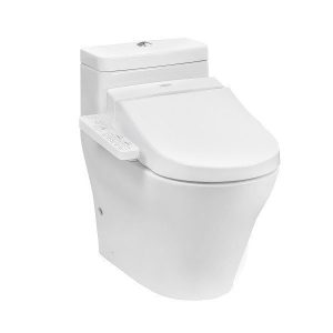Bồn Cầu Điện Tử TOTO CW166RB#XW/TCF6632A#NW1/T53P100VR Kèm Nắp Rửa Điện Tử WASHLET Dòng C2 - TCF6632A (220V)
