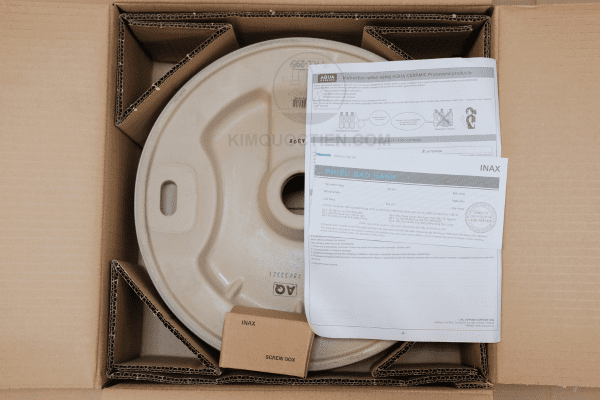 Hình Ảnh Chi Tiết Của Sản Phẩm Lavabo INAX AL-295V Sau Khi Mở Hộp