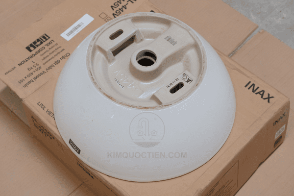 Mặt Dưới Của Chậu Rửa Lavabo INAX AL-445V Đặt Bàn