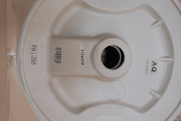 Mặt Dưới Của Chậu Rửa Lavabo INAX AL-295V Đặt Bàn