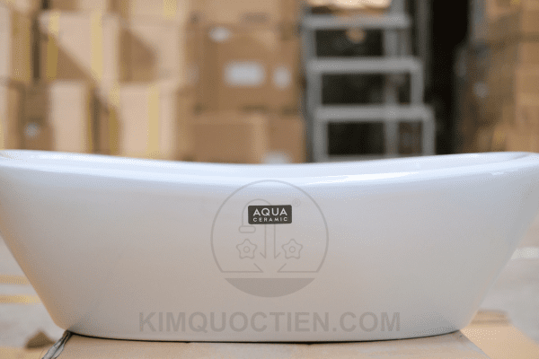 Logo Chứng Nhận Công Nghệ Men Sứ Chống Bám Bẩn Aqua Ceramic