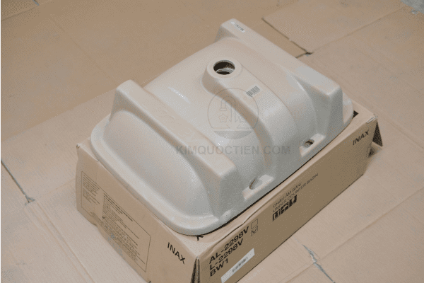 Mặt Dưới Sản Phẩm Chậu Rửa Lavabo INAX L-2298V Âm Bàn Góc Chụp Khác