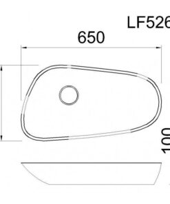 Lavabo CAESAR LF5260 Đặt Bàn