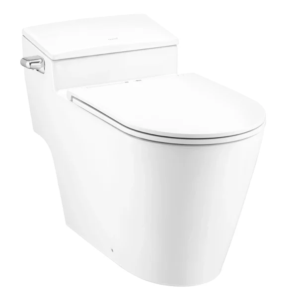 Bồn Cầu COTTO C103347 1 Khối Nắp Êm Xả Gạt