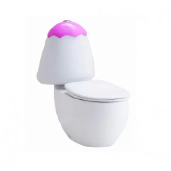 Bồn Cầu COTTO C15037 RA 2 Khối Trẻ Em Nắp Êm