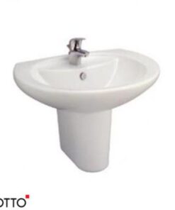 Chậu Rửa Lavabo COTTO C0107 Treo Tường Kháng Khuẩn