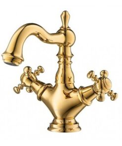 Vòi Lavabo COTTO CT2220C18#GR Nóng Lạnh Màu Vàng