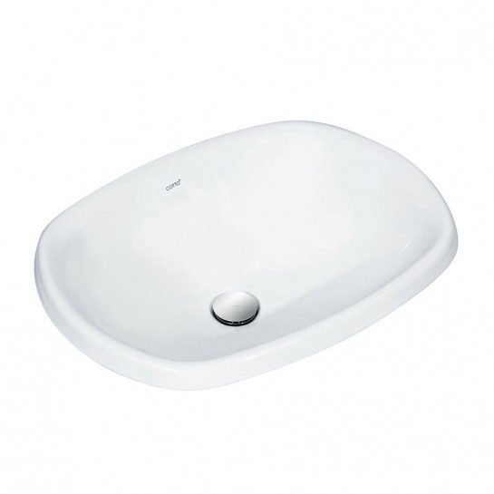 Chậu Rửa Lavabo COTTO C05867 Chloe Dương Vành Kháng Khuẩn