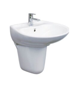 Chậu Rửa Mặt Lavabo TOTO LHT300CR#W Treo Tường Chân Ngắn