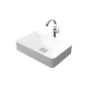 Chậu Rửa Mặt TOTO PJS03WE#MW Đặt Bàn Đá Cẩm Thạch