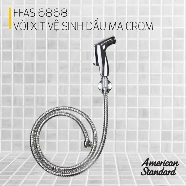 Vòi Xịt Vệ Sinh AMERICAN STANDARD FFAS8686 Đầu Nhựa Trắng