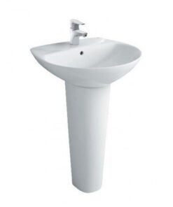 Chậu Rửa Lavabo INAX L-285V/L-288VD Kèm Chân Dài Treo Tường