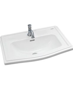 Chậu Rửa Mặt Lavabo TOTO LW781CJ#W Dương Vành 1 Lỗ