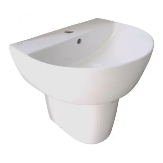 Lavabo VIGLACERA V37 Treo Tường Kèm Chân Ngắn