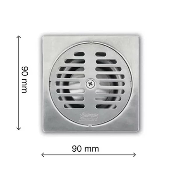 Phễu Thoát Sàn AMERICAN STANDARD A-8200-N Vuông 90mm