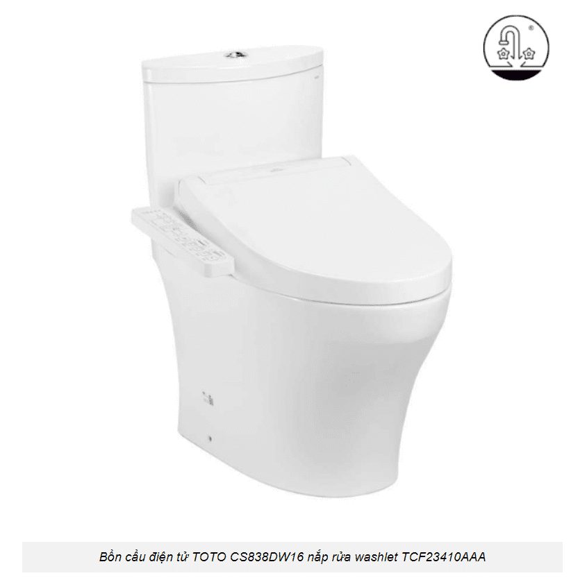 Bồn cầu điện tử TOTO CS838DW16