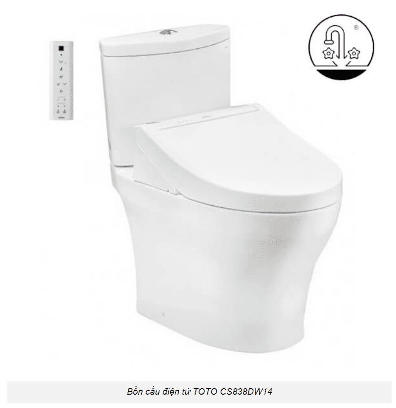Bồn cầu điện tử TOTO CS838DW14