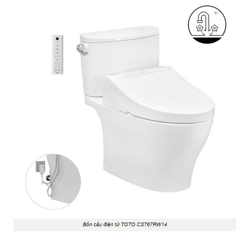 Bồn cầu 2 khối TOTO CS767RW14