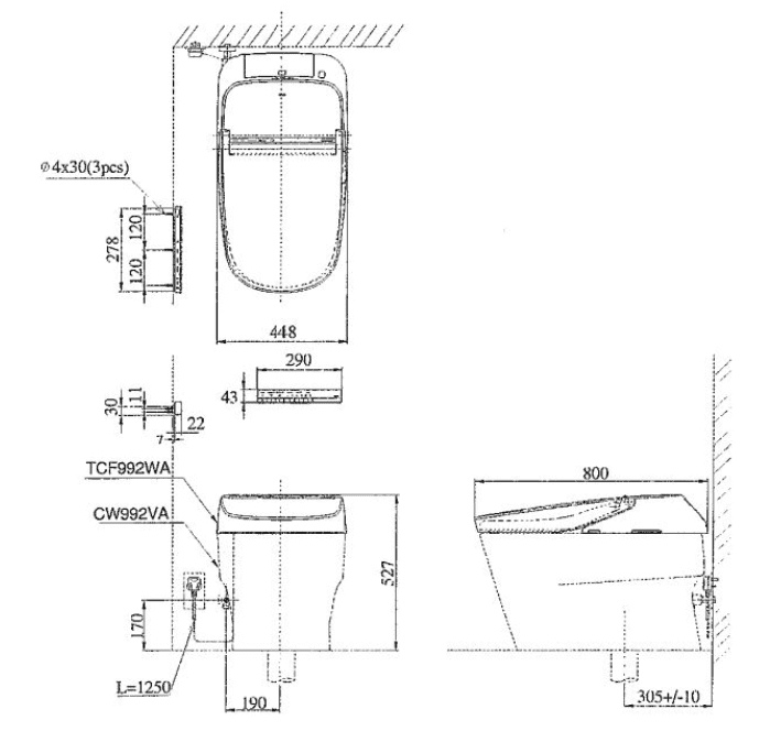 Bồn cầu thông minh TOTO CW992VA/TCF992WA