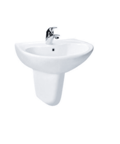 Chậu Rửa Mặt Lavabo TOTO LHT240CS#W Treo Tường Chân Ngắn