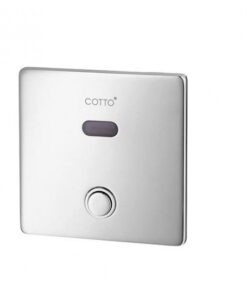 Van Xả Tiểu Nam COTTO CT4802AC Âm Tường Dùng Điện