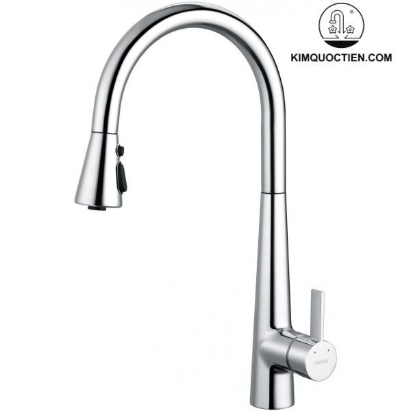 Vòi Bếp CAESAR K905C Nóng Lạnh Rút Dây