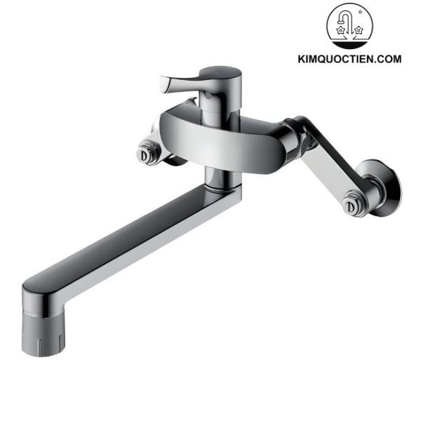 Vòi Bếp TOTO TKS05316J Gắn Tường Nóng Lạnh 2 Chế Độ