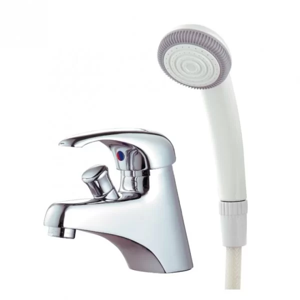 Vòi Lavabo CAESAR B136CU Nóng Lạnh Xả Nhấn Kết Hợp Tay Sen