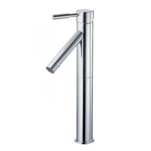 Vòi Lavabo CAESAR B228CU Nóng Lạnh Cổ Cao Xả Nhấn