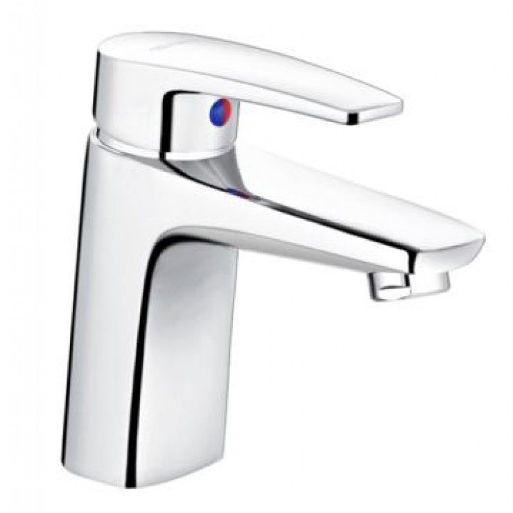 Vòi Lavabo CAESAR B390CU Nóng Lạnh Xả Nhấn