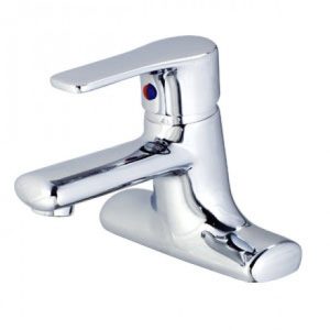 Vòi Lavabo CAESAR B432CU Nóng Lạnh Xả Nhấn