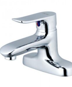 Vòi Lavabo CAESAR B492CU Nóng Lạnh Xả Nhấn