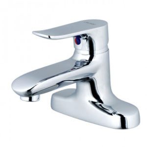 Vòi Lavabo CAESAR B492CU Nóng Lạnh Xả Nhấn
