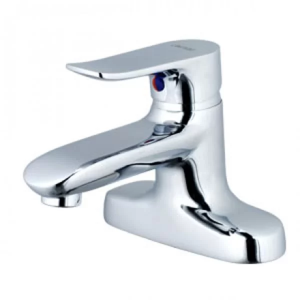 Vòi Lavabo CAESAR B492CU Nóng Lạnh Xả Nhấn