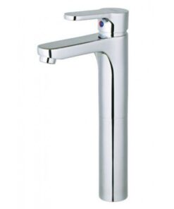 Vòi Lavabo CAESAR B571CU Nóng Lạnh Cổ Cao Xả Nhấn