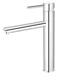 Vòi Lavabo CAESAR B751CU Nóng Lạnh Cổ Cao Xả Nhấn