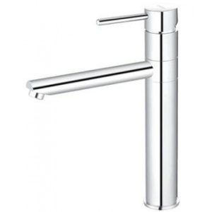 Vòi Lavabo CAESAR B751CU Nóng Lạnh Cổ Cao Xả Nhấn