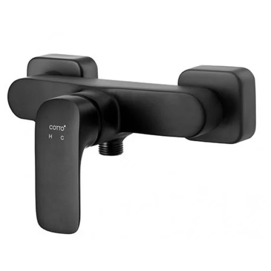 Vòi Sen COTTO CT2148A#BL Nóng Lạnh Màu Den