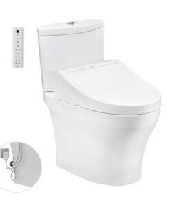 Bồn Cầu Điện Tử TOTO CS838DW14#XW Kèm Nắp Rửa Điện Tử WASHLET Dòng C5 - TCF24410AAA (220V)