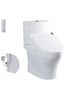 Bồn Cầu Điện Tử TOTO CS769DRW6#XW Kèm Nắp Rửa Điện Tử WASHLET Dòng C5 - TCF6531Z (220V)