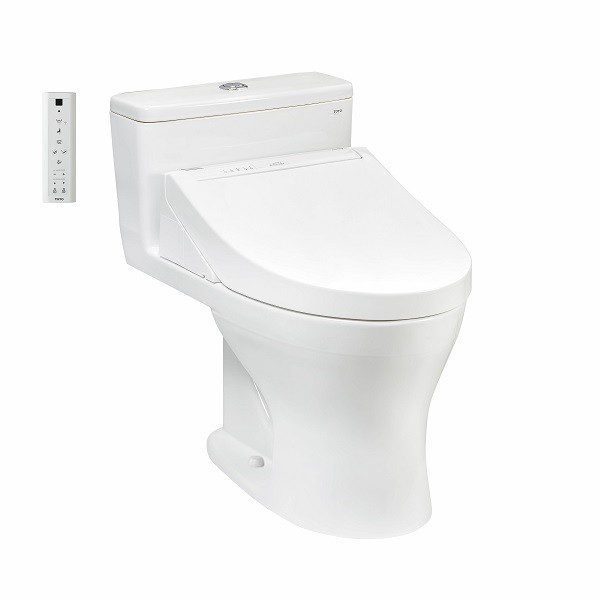 Bồn Cầu Điện Tử TOTO MS855CDW15#XW Kèm Nắp Rửa Điện Tử WASHLET (Loại Giấu Dây) Dòng C5 - TCF24460AAA (220V)