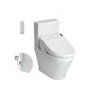 Bồn Cầu Điện Tử TOTO CS945DNW6#XW Kèm Nắp Rửa Điện Tử WASHLET Dòng C5 - TCF6531Z (220V)