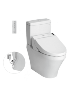 Bồn Cầu Điện Tử TOTO CS945DNW6#XW Kèm Nắp Rửa Điện Tử WASHLET Dòng C5 - TCF6531Z (220V)