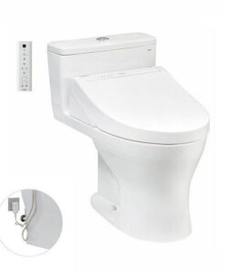 Bồn Cầu Điện Tử TOTO MS855DW14#XW Kèm Nắp Rửa Điện Tử WASHLET Dòng C5 - TCF24410AAA (220V)