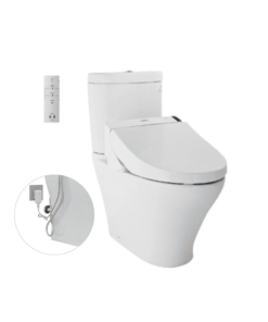 Bồn Cầu Điện Tử TOTO CS818DW6#XW Kèm Nắp Rửa Điện Tử WASHLET Dòng C5 - TCF6531Z (220V)