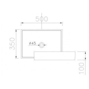 Lavabo CAESAR LF5254 Đặt Bàn