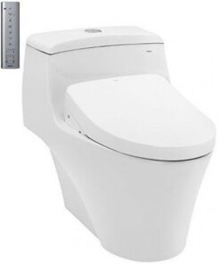 Bồn Cầu Điện Tử TOTO CW823REAW12#W/T53P100VR Kèm Nắp Rửa Điện Tử WASHLET (Loại Giấu Dây) Dòng S7 - TCF4911EZ (220V)
