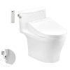 Bồn Cầu Điện Tử TOTO MS887RW14#XW Kèm Nắp Rửa Điện Tử WASHLET Dòng C5 - TCF24410AAA (220V)